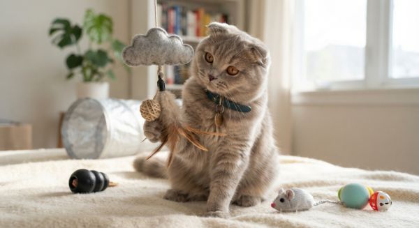 Choisir un jouet pour son chat Scottish Fold : nos recommandations