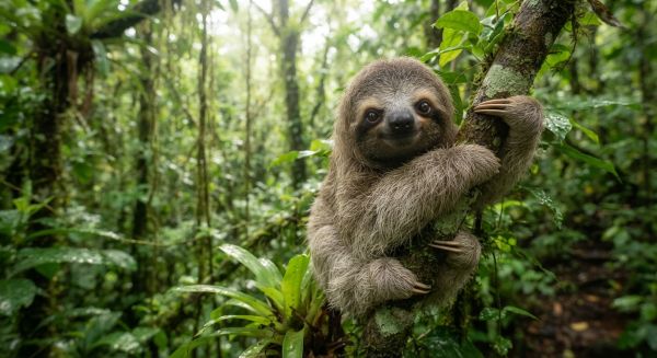 Portrait d'un bébé paresseux : naissance et premiers mois de vie